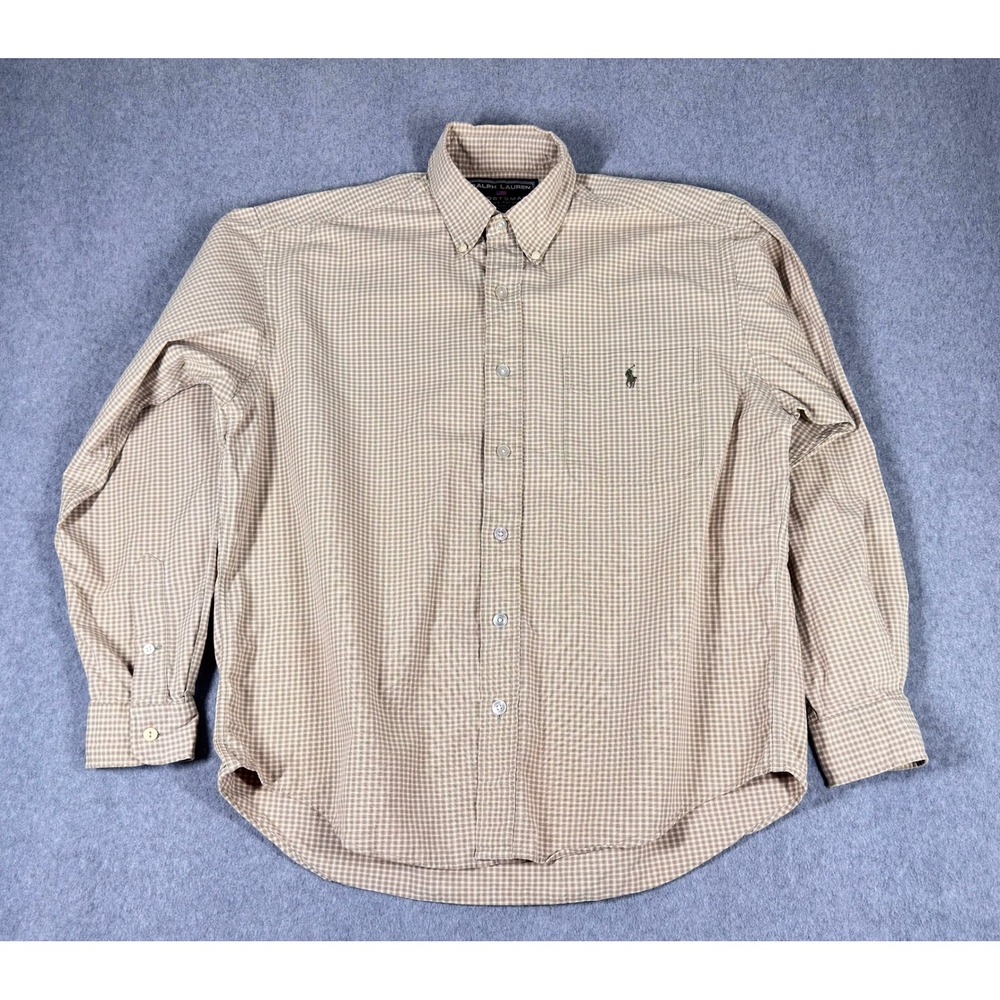 Polo Sport‎ Ralph Lauren Shirt M Vintage 90s RL 99 Sportsman Gingham